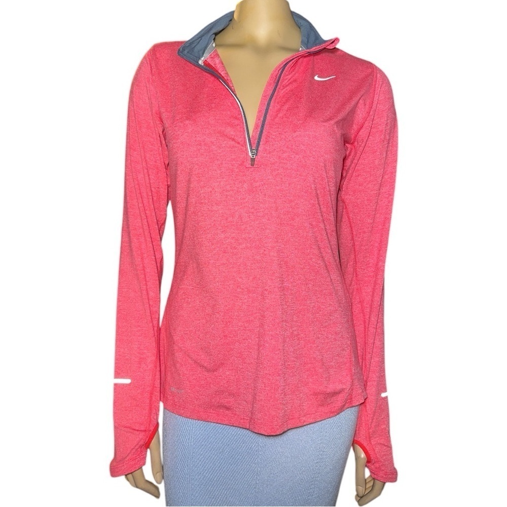 Nike Women's Swift Element UV 1/4-Zip long sleeve Running Top size S - Picture 5 of 13